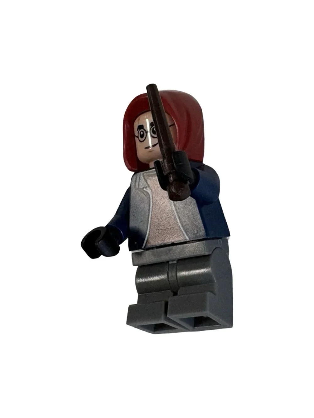 Lego Harry Potter minifig, red hoodie & wand, 76418 advent calendar 2023, HP458